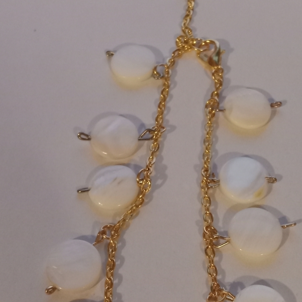 Shell necklace and earrings boho bohemian western hippie costalcowgirl cowgirl - Picture 12 of 16